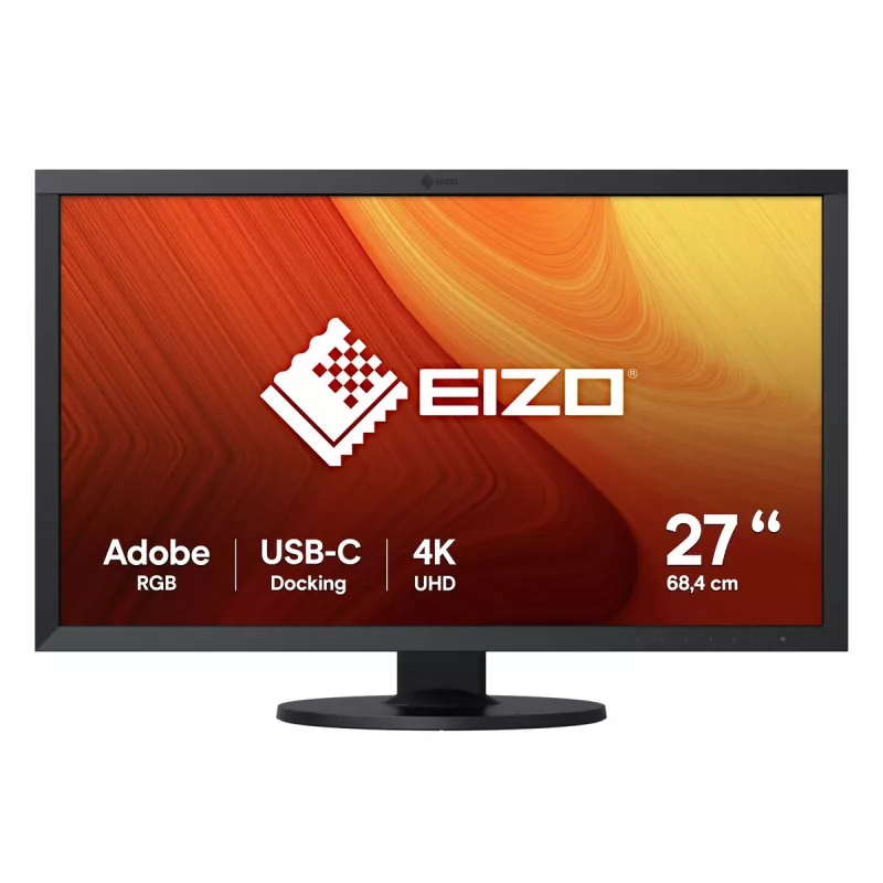 Monitorius EIZO ColorEdge CS2740 27 colių 4K UHD IPS, 3840×2160, USB-C, HDMI, DisplayPort, pasukamas, sRGB