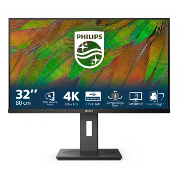 Philips 3000 serijos 32B1N3800/00 kompiuterio monitorius 81,3 cm (32 colių) 3840 x 2160 pikselių 4K Ultra HD LCD juodas