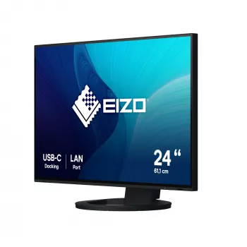 EIZO FlexScan EV2495-BK kompiuterio monitorius 61,2 cm (24,1 colio) 1920 x 1200 pikselių WUXGA LCD juodas