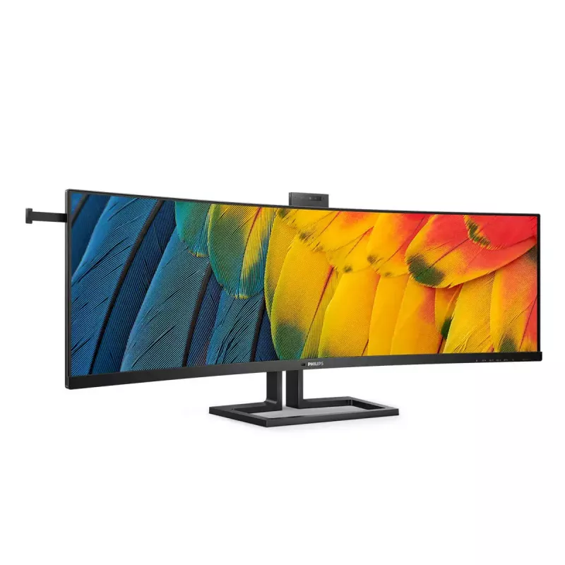 Philips 6000 serijos 45B1U6900CH/00 kompiuterio monitorius 113 cm (44,5 colio) 5120 x 1440 pikselių „UltraWide Dual Quad HD“ LED juodas