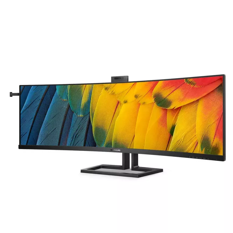 Philips 6000 serijos 45B1U6900CH/00 kompiuterio monitorius 113 cm (44,5 colio) 5120 x 1440 pikselių „UltraWide Dual Quad HD“ LED juodas