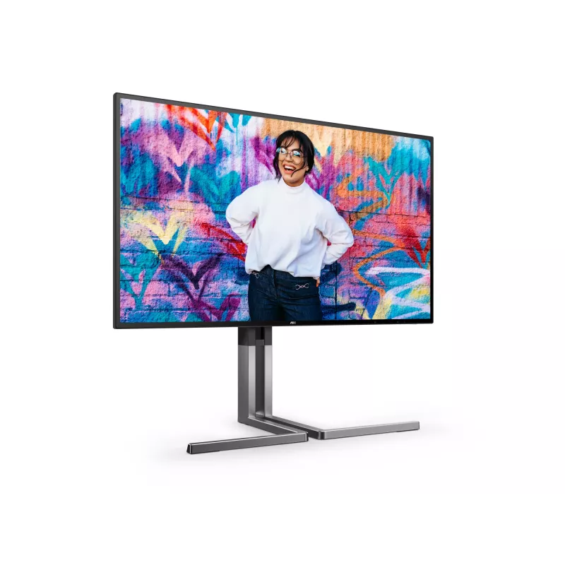AOC U3 U27U3CV kompiuterio monitorius 68,6 cm (27 colių) 3840 x 2160 pikselių 4K Ultra HD LCD juodas