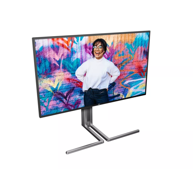 AOC U3 U27U3CV kompiuterio monitorius 68,6 cm (27 colių) 3840 x 2160 pikselių 4K Ultra HD LCD juodas