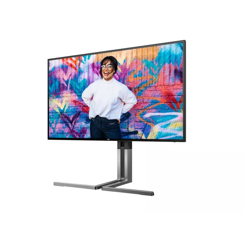AOC U3 U27U3CV kompiuterio monitorius 68,6 cm (27 colių) 3840 x 2160 pikselių 4K Ultra HD LCD juodas