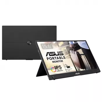 ASUS ZenScreen MB16AWP kompiuterio monitorius 39,6 cm (15,6 col.) 1920 x 1080 pikseliai Full HD LED juodas