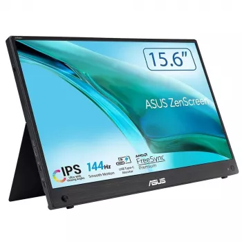 ASUS ZenScreen MB16AHG kompiuterio monitorius 39,6 cm (15,6 col.) 1920 x 1080 pikselių Full HD juodas