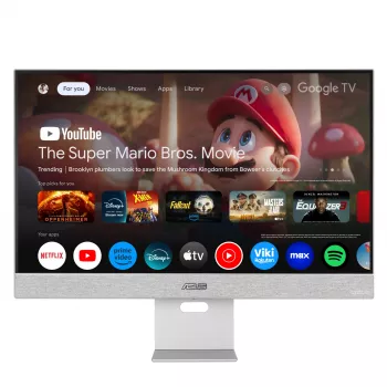 ASUS ZenScreen Smart Monitor MS27UC kompiuterio monitorius 68,6 cm (27 colių) 3840 x 2160 pikselių 4K Ultra HD LCD pilkas