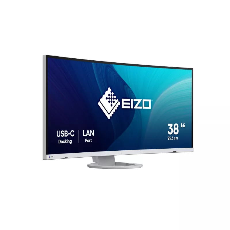 EIZO FlexScan EV3895-WT kompiuterio monitorius 95,2 cm (37,5 colio) 3840 x 1600 pikselių „UltraWide Quad HD+“ LCD baltas