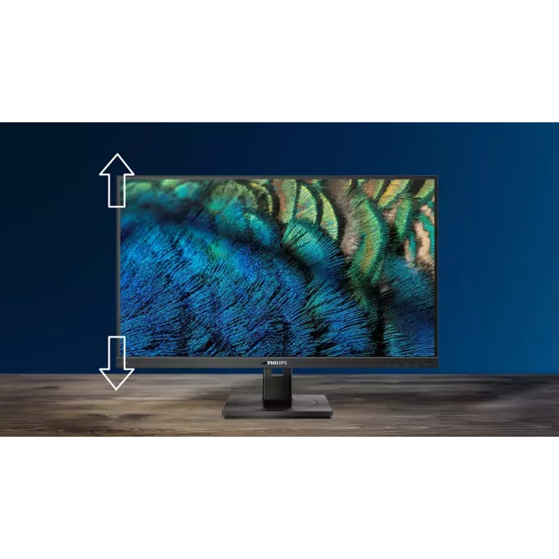 27 colių Full HD LCD monitorius Philips 1000 serijos 27E1N1300AE/00 — 1920×1080, IPS, 100 Hz, USB-C PD 65 W, garsiakalbiai, VESA 100×100