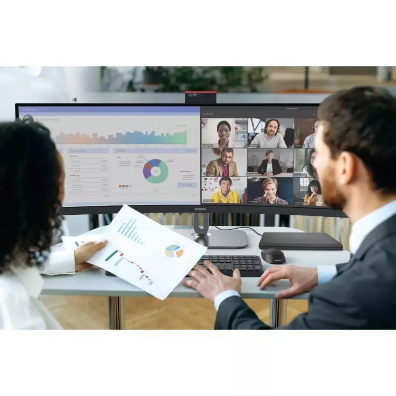 Philips 49B2U6903CH/00 kompiuterio monitorius 124,5 cm (49 colių) 5120 x 1440 pikselių Dual QHD LCD pilkas