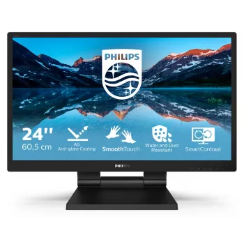 Philips 242B9TL/00 kompiuterio monitorius 60,5 cm (23,8 colio) 1920 x 1080 pikselių Full HD LCD jutiklinis ekranas juodas