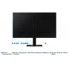 Samsung S27D604UAU kompiuterio monitorius 68,6 cm (27 col.) 2560 x 1440 pikselių Quad HD LED juodas