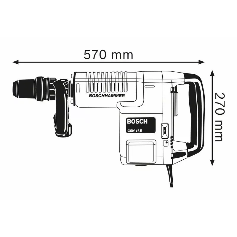 Bosch 0 611 316 703 plaktukinis gręžtuvas 1500 W