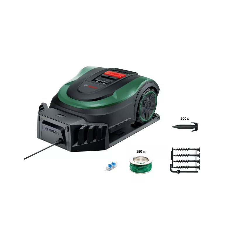 Bosch Indego S 500 Robotinė vejapjovė Baterija Juoda, Žalia