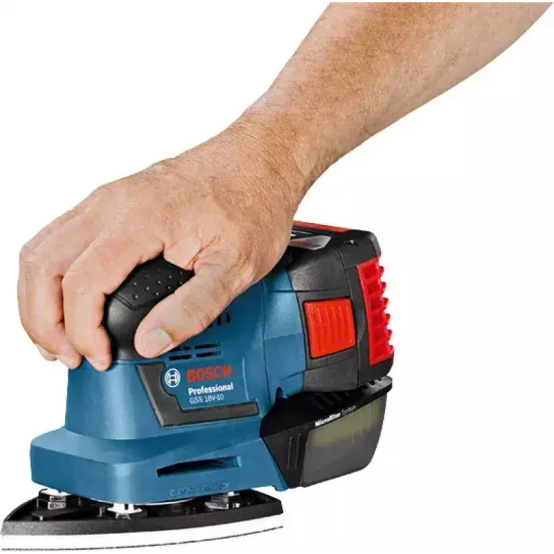Bosch GSS 18V-10 belaidis orbitinis šlifuoklis