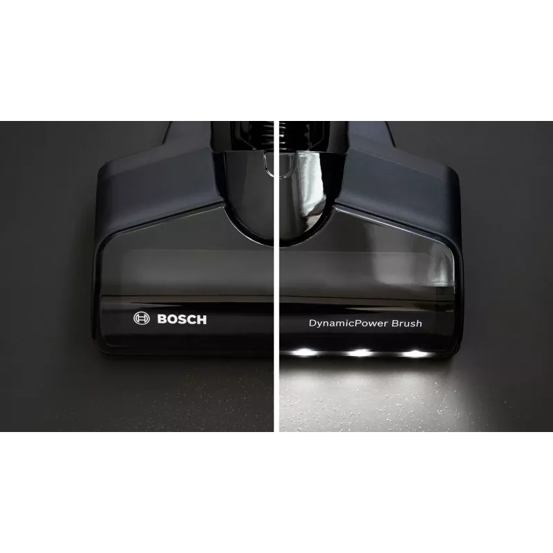 Bosch BSS711W belaidis dulkių siurblys / elektrinė šluota Baterija Sausas valymas Be maišelio 0,3 l Juoda, Sidabrinė, Balta