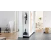 Bosch BSS711W belaidis dulkių siurblys / elektrinė šluota Baterija Sausas valymas Be maišelio 0,3 l Juoda, Sidabrinė, Balta
