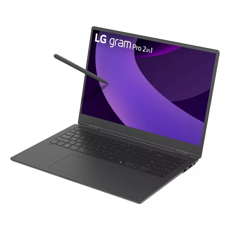 Hibridinis nešiojamas kompiuteris LG Gram Pro 16TB90TP 16 colių Intel Core Ultra 7 16GB 1TB Intel Arc 140T Windows 11 Pro