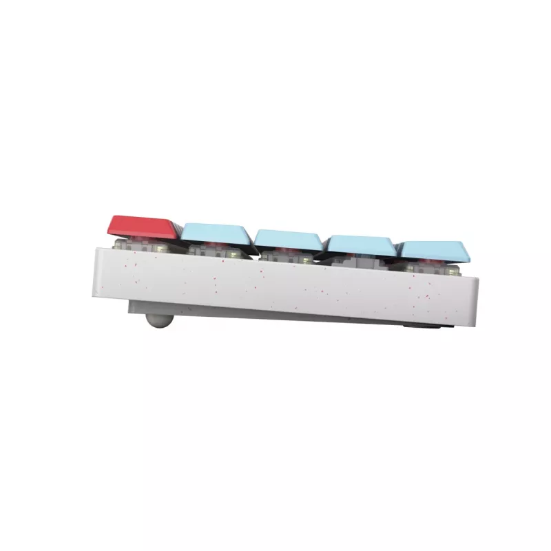 CHERRY MX-LP 2.1 Compact Wireless klaviatūra, skirta žaidimams, RF belaidė + Bluetooth, QWERTZ, vokiška, balta