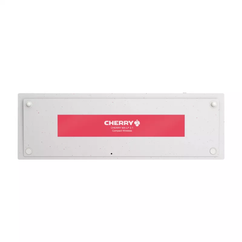 CHERRY MX-LP 2.1 Compact Wireless klaviatūra, skirta žaidimams, RF belaidė + Bluetooth, QWERTZ, vokiška, balta