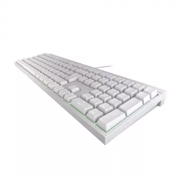 Žaidimų klaviatūra CHERRY MX 2.0S RGB pilno dydžio USB QWERTZ balta