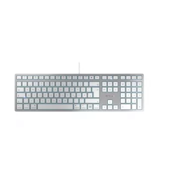 CHERRY KC 6000C FOR MAC klaviatūra Universali USB QWERTZ Vokiška Sidabrinė