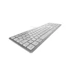 CHERRY KC 6000C FOR MAC klaviatūra Universali USB QWERTZ Vokiška Sidabrinė