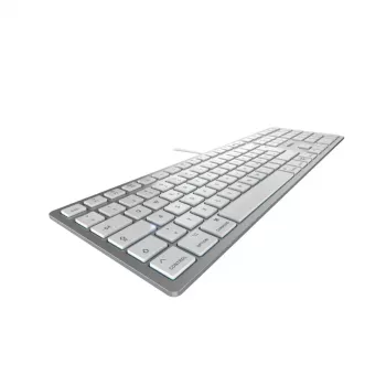 CHERRY KC 6000C FOR MAC klaviatūra Universali USB QWERTZ Vokiška Sidabrinė