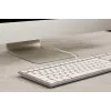 CHERRY KC 6000C FOR MAC klaviatūra Universali USB QWERTZ Vokiška Sidabrinė