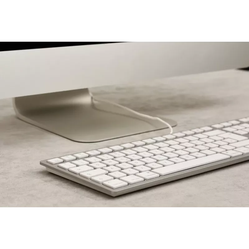 CHERRY KC 6000C FOR MAC klaviatūra Universali USB QWERTZ Vokiška Sidabrinė