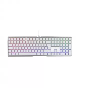 CHERRY MX 3.0S RGB klaviatūra, skirta žaidimams, USB, QWERTZ, vokiška, balta