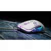 XTRFY M42 abiem rankoms tinkama žaidimų pelė — optinis jutiklis, 16 000 DPI, USB Type-A, balta, RGB