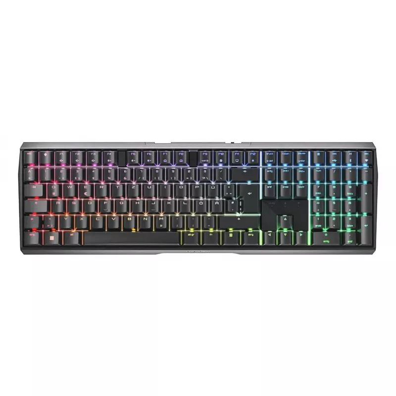 CHERRY MX 3.0S Wireless klaviatūra žaidimams RF Wireless + Bluetooth QWERTZ vokiška juoda