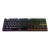 CHERRY MX 8.2 TKL Wireless RGB klaviatūra, skirta žaidimams, USB + RF belaidis + Bluetooth, QWERTZ, vokiškas, juoda
