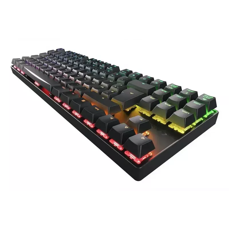 CHERRY MX 8.2 TKL Wireless RGB klaviatūra, skirta žaidimams, USB + RF belaidis + Bluetooth, QWERTZ, vokiškas, juoda