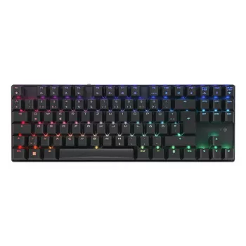 CHERRY MX 8.2 TKL Wireless RGB klaviatūra, skirta žaidimams, USB + RF belaidis + Bluetooth, QWERTZ, vokiškas, juoda