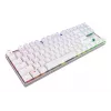 CHERRY MX 8.2 TKL Wireless RGB klaviatūra, skirta žaidimams, USB + RF belaidis + Bluetooth, QWERTZ, vokiška, balta