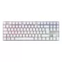 CHERRY MX 8.2 TKL Wireless RGB klaviatūra, skirta žaidimams, USB + RF belaidis + Bluetooth, QWERTZ, vokiška, balta