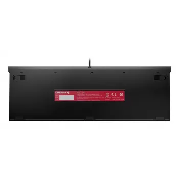 Žaidimų klaviatūra CHERRY MX 2.0S USB QWERTZ vokiška juoda mechaninė RGB