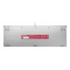 Laidinė mechaninė žaidimų klaviatūra Cherry MX 2.0S — Pilno dydžio (100 %), QWERTZ vokiškas išdėstymas, RGB apšvietimas, USB, balta