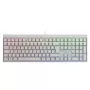 Laidinė mechaninė žaidimų klaviatūra Cherry MX 2.0S — Pilno dydžio (100 %), QWERTZ vokiškas išdėstymas, RGB apšvietimas, USB, balta
