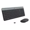 LOGITECH plonas Wireless klaviatūra And pelė Combo Mk470 - Graphite - Azerty French