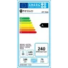 AG Neovo IFP-7502 Interaktyvus plokščias ekranas 189,2 cm (74,5 col.) LCD Wi-Fi 350 cd/m² 4K Ultra HD Juoda Jutiklinis ekranas Integruotas procesorius Android 8.0