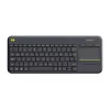 LOGITECH belaidė jutiklinė klaviatūra K400 Plus – juoda – ispanų QWERTY