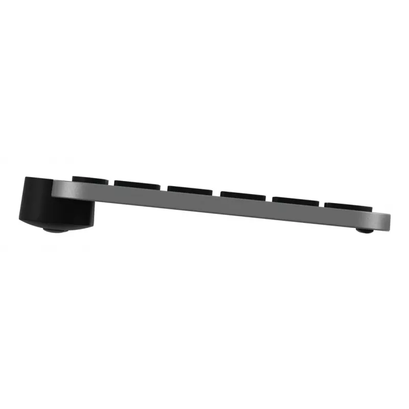 „Logitech MX Keys S for Mac“ klaviatūra, belaidė, „Bluetooth“, QWERTY, aliuminio, juoda
