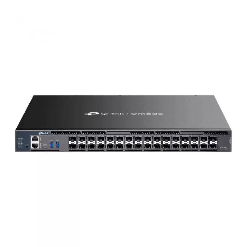 TP-Link SX6632YF tinklo komutatorius Valdomas L2+/L3 Juodas