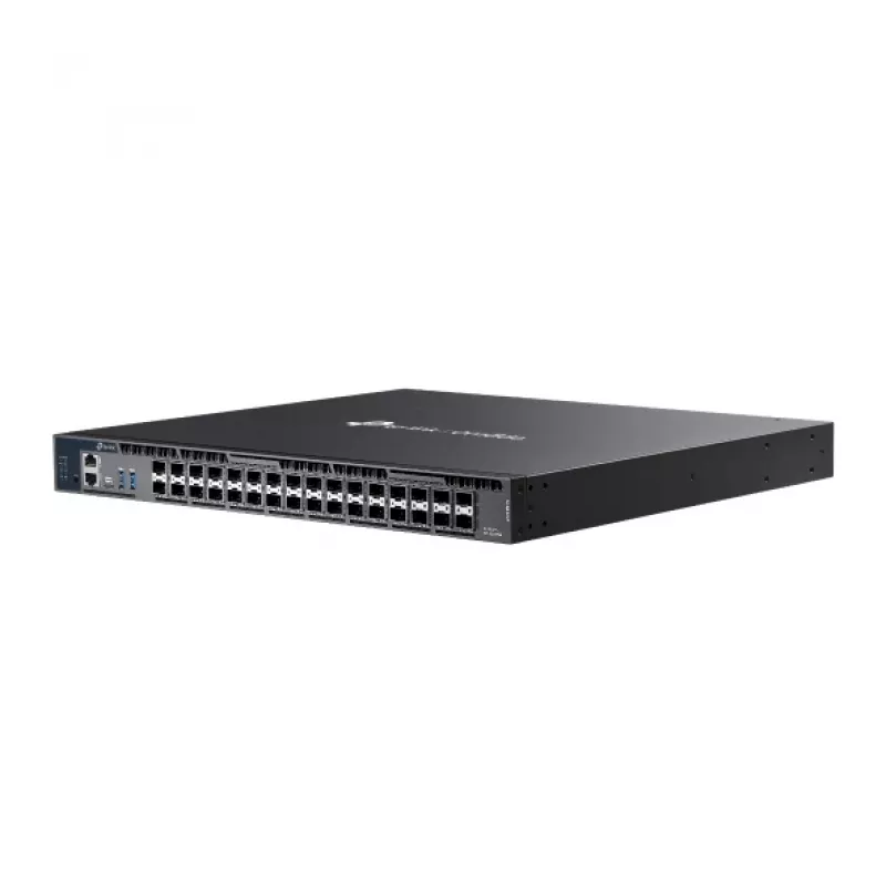 TP-Link SX6632YF tinklo komutatorius Valdomas L2+/L3 Juodas
