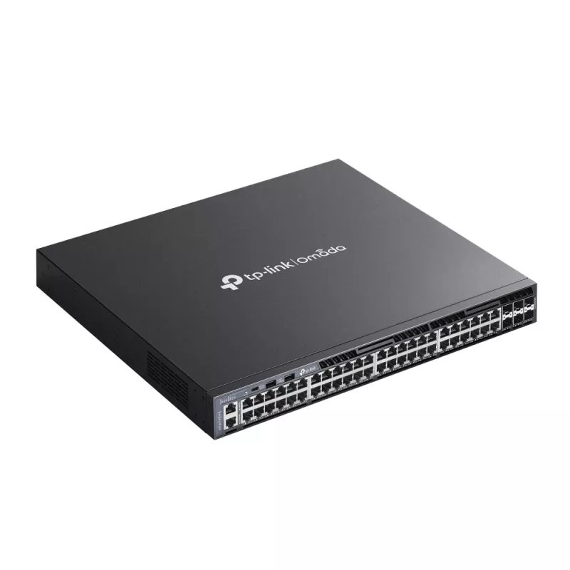 TP-Link Omada 48 prievadų gigabitinio krovimo valdomas L3 komutatorius su 6 10G lizdais