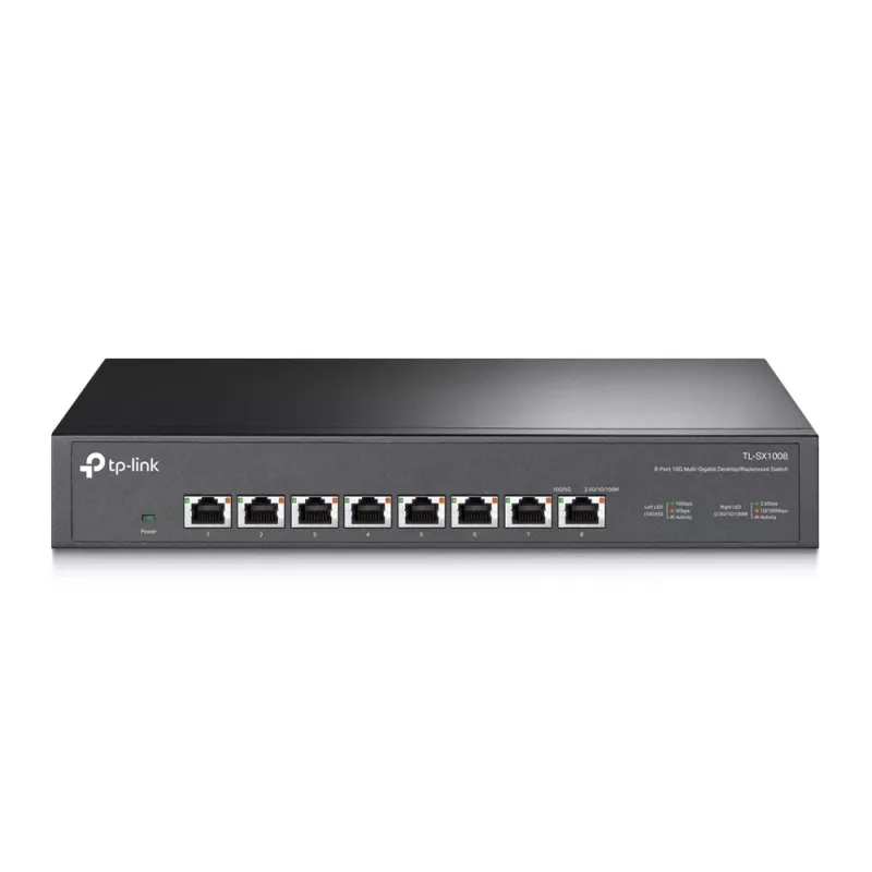 Nevaldomas komutatorius TP-Link TL-SX1008 8 prievadų 10G stalinis / montuojamas į stovą