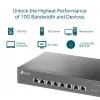 Nevaldomas komutatorius TP-Link TL-SX1008 8 prievadų 10G stalinis / montuojamas į stovą